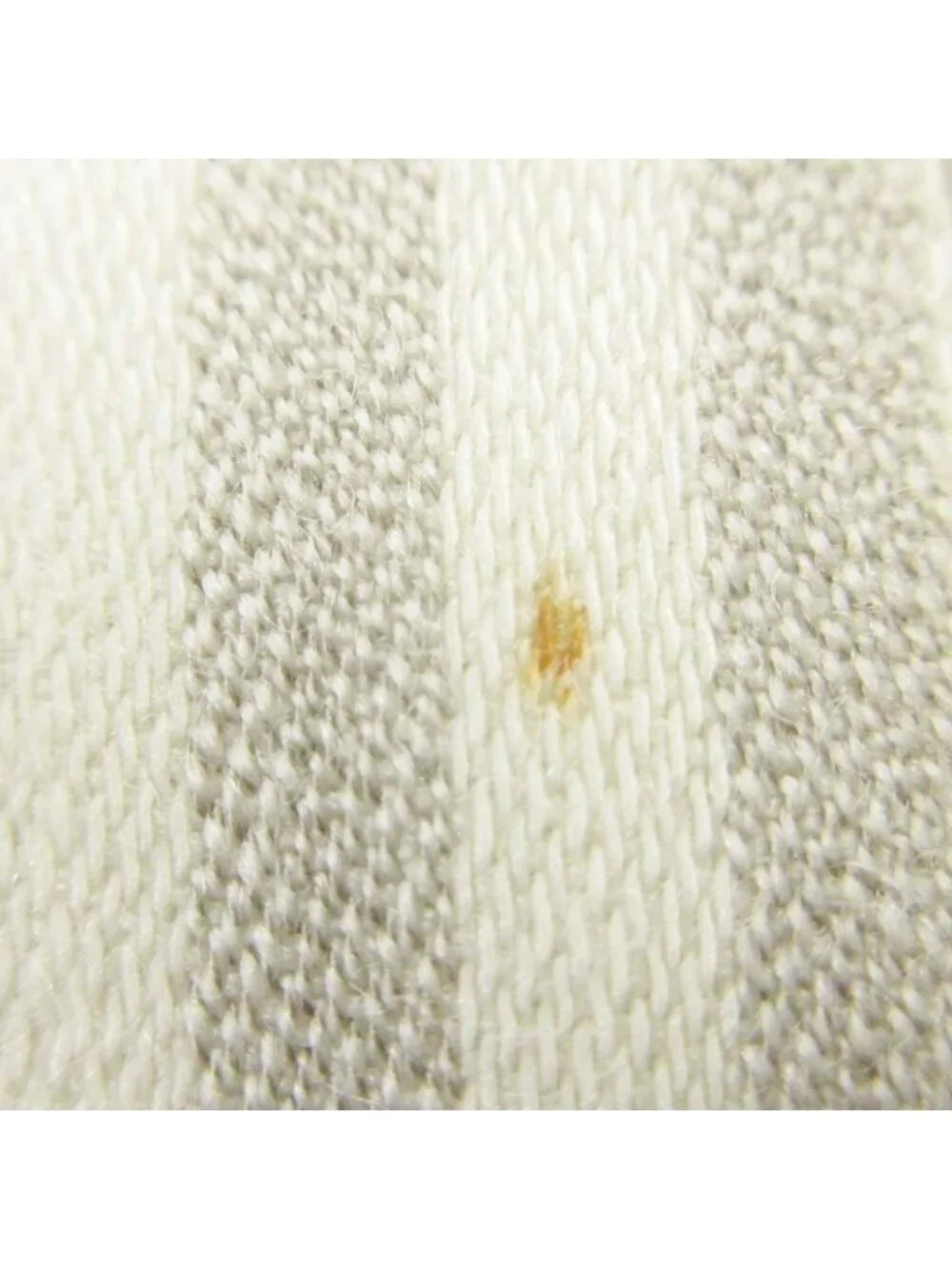 Dior Vintage Color Jacket Striped Wool Decorative Buttons 7 S Ivory Gray